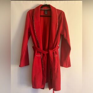 FADED GLORY QUALITY GOODS ORGANIC COTTON BLEND WOMEN’S ROBE WITH BELT L(12-14)